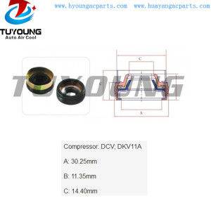 solid and durable reliable quality DKV11A auto ac compressor shaft seal, shaft oil seal