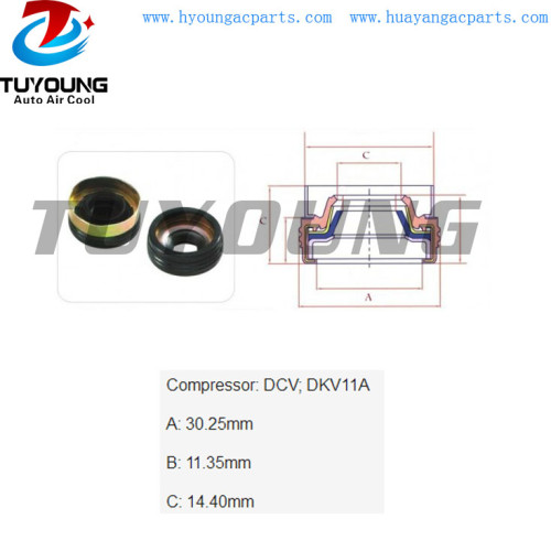 solid and durable reliable quality DKV11A auto ac compressor shaft seal, shaft oil seal
