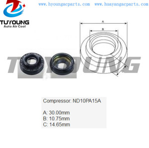 Sturdy And Durable ND10PA15A auto air conditioning a/c shaft seal, shaft oil seal