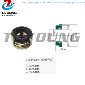 Anti-slip and anti-lock stone ND10PA17 auto air conditioning a/c shaft seal, shaft oil seal