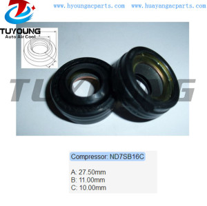 Made in China metal material 7SB16C auto air conditioning a/c shaft seal, shaft oil seal