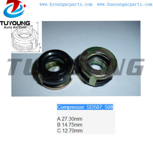 Sand proof, dust proof and water proof SD507 508 auto a/c compressor shaft seal, shaft oil seal