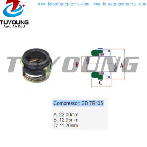 Hight quality and Best sealing effect SD TR105 auto AC compressor shaft seal, shaft oil seal