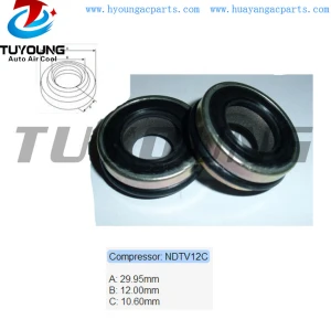 cheap price Reduce oil loss NDTV12C auto AC compressor shaft seal, shaft oil seal