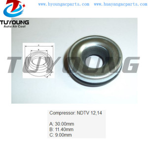 Not easily deformed Good anti-leakage effect NDTV12 NDTV14 auto a/c compressor shaft seal, shaft oil seal