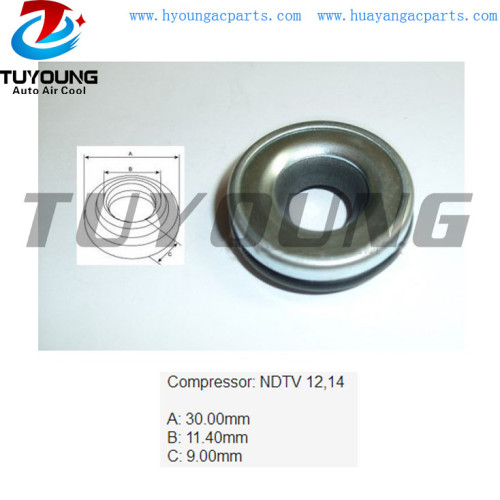Not easily deformed Good anti-leakage effect NDTV12 NDTV14 auto a/c compressor shaft seal, shaft oil seal