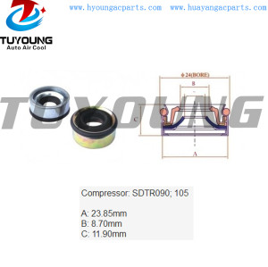 Sand proof, dust proof and water proof SDTR090 105 auto air conditioning oil shaft seal
