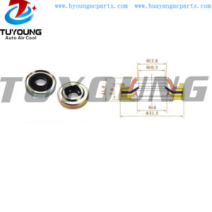 Good wear resistance and skid resistance Audi auto air conditioning oil shaft seal