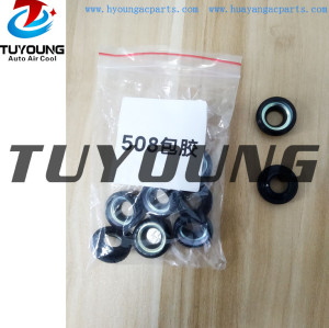 corrosion and high pressure resistance 508 rubber encapsulation auto a/c compressor shaft seal, shaft oil seal