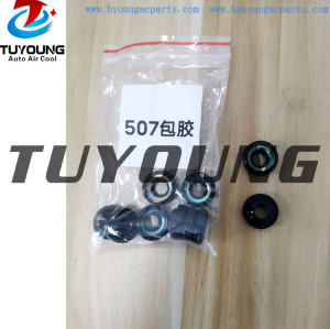 affordable and more durable 507 rubber encapsulation auto a/c compressor shaft seal, shaft oil seal