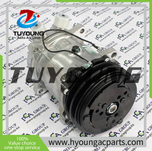 long service life Steel and Aluminum Material auto AC compressor for JCB excavator F25/20010