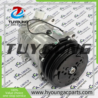 long service life Steel and Aluminum Material auto AC compressor for JCB excavator F25/20010