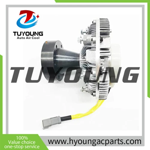 low noise and small vibration auto ac Fan Clutch for Crawler Isuzu E320C E320D Caterpillar CAT Excavator Engine 281-3588