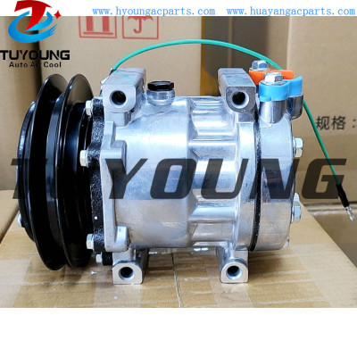 best selling favorable price sanden 709 auto AC compressors SD 7H15 24v 1pk China factory air conditioning compressor