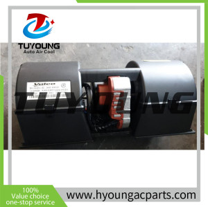 TuYoung produces high quality Auto AC blower fan motor for VOLVO BUS , Double radial 11118980A  22361135
