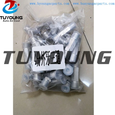 China product and high quality #4 auto ac hose fitting adapter three port fitting China supply brand new fitting