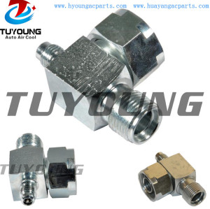 stable performance high quality SANDS adapter fitting 90 ° ORING 1 '' -> M8 vehicle ac compressor