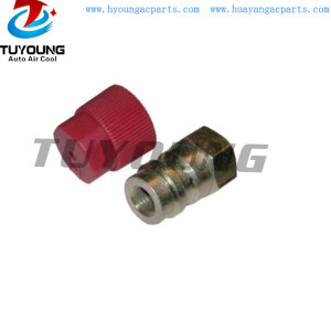 brand new high quality auto adapter for R12 R134A HP service port HIGH PRESSURE