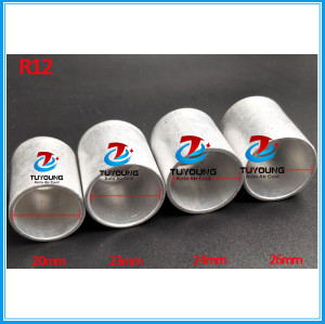 Best selling made in China R12 1/2'' Aluminium Crimp Ferrule For Car Air Conditioning joint/A/C Hose Fitting Aluminium cap