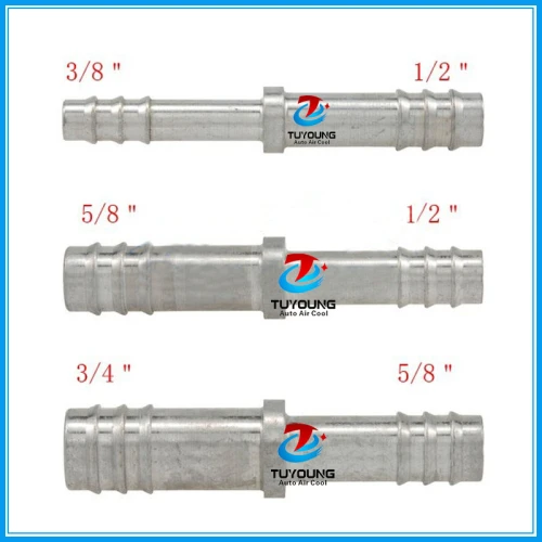 wholesale Size 3/8'' 1/2'' Car AC fitting pipe Pass Through Fitting Adapter, Air Conditioning Hose Pipe Connector Universal