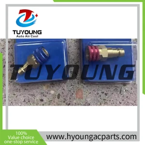 China manufacture aluminum automobile air conditioning Adapters Convert R1234yf to R134a , brand new auto ac parts