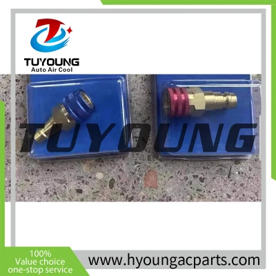 China manufacture aluminum automobile air conditioning Adapters Convert R1234yf to R134a , brand new auto ac parts