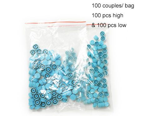 China manufacture 200 pcs/bag,high and low pressure Caps R134a, Car Dust Cover Valve Cores Caps
