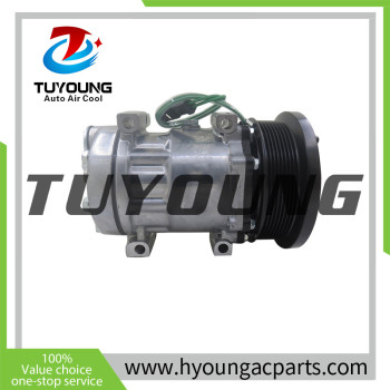 stable performance high quality Auto AC compressor for Sanden 7H15-8PK-132MM-24V 54355 00-5099