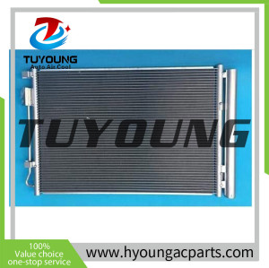 High quality hot selling Aluminum auto AC condenser for HYUNDAI GRAND I10 XCENT 1.0 1.2L 2011-2016 97606-B4000 97606B4000