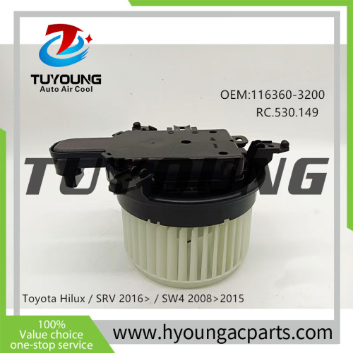 TUYOUNG sturdy and durable Auto ac blower fan motor for Toyota Hilux /SRV 2016-/SW4 2008-2015 116360-3200  RC.530.149