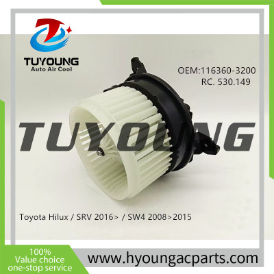 TUYOUNG Auto ac blower fan motor Toyota Hilux /SRV 2016-/SW4 2008-2015 116360-3200  RC.530.149