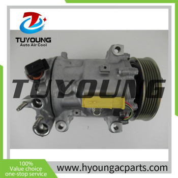 6V12 7V16 7C16 car ac compressor for CITROEN C5 C6 PEUGEOT  6453XE 9800840380 SD7C16-1301F SD7C16-1301