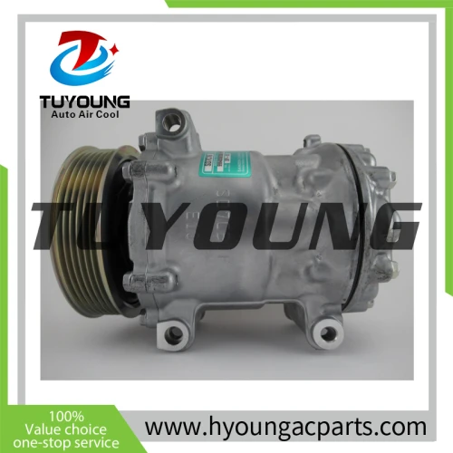 6V12 7V16 7C16 car ac compressor for CITROEN C5 C6 PEUGEOT  6453XE 9800840380 SD7C16-1301F SD7C16-1301