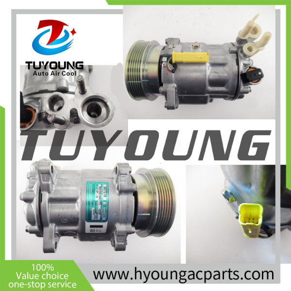 Auto AC compressors PEUGEOT Saloon SD7C16 1301 6453ZS 648756 9684141780 6453ZT 9671451380