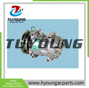 China factory high quality Sanden 7H15 auto a/c compressors 8133 1PK 136 MM 24V