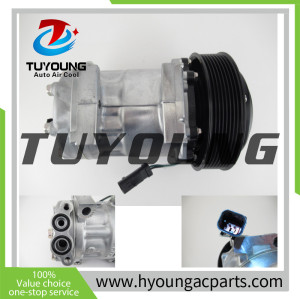 factory directly sale high quality Sanden 7H15 SD7H15 Auto AC compressor for Case-IH tractor 24V 149mm 6094