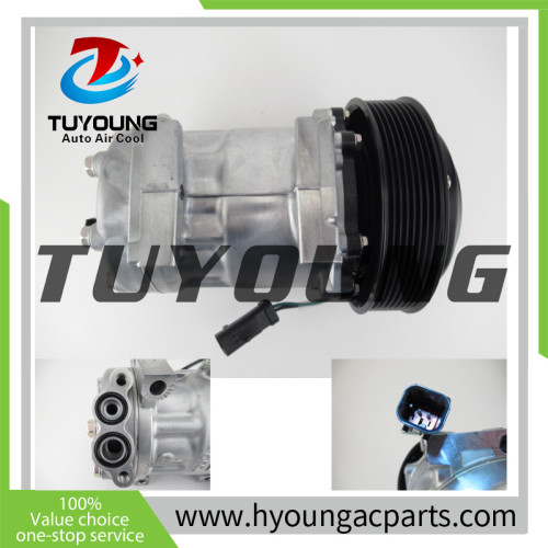 factory directly sale high quality Sanden 7H15 SD7H15 Auto AC compressor for Case-IH tractor 24V 149mm 6094