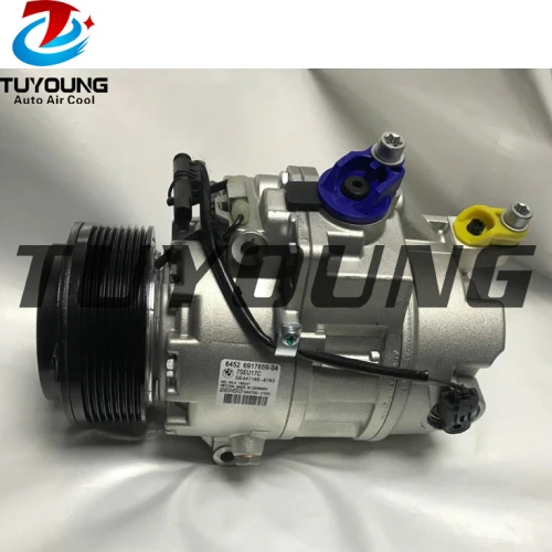 TUYOUNG Car auto ac compressor for BMW 5 series E60 Sedan/E61Touring 525 i 525d 530d 535d 03-10；BMW 7 series E65 Sedan 730d 730i/E66 Sedan Long 730 Ld 730 Li 01-09