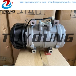 China supply superior quality Auto air conditioning compressor for denso 10p15 John deere truck 12v 8pk
