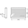 LHD Automotive ac evaporator core Citroën Berlingo 1.6 6450WE 648059