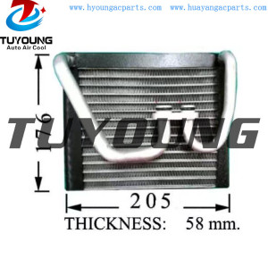 TUYOUNG superior quality Yanmar 55 excavator auto ac evaporator size 205*176* 55 mm