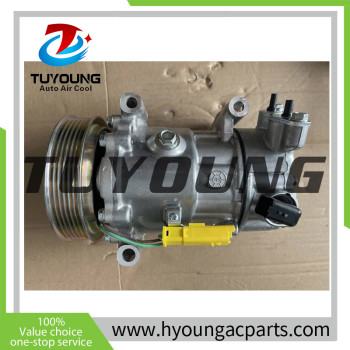 SD6C12 auto a/c compressor for PEUGEOT 307 1.4 2003- 9670318880 9659875780 9671216280 6453WK 6453WL