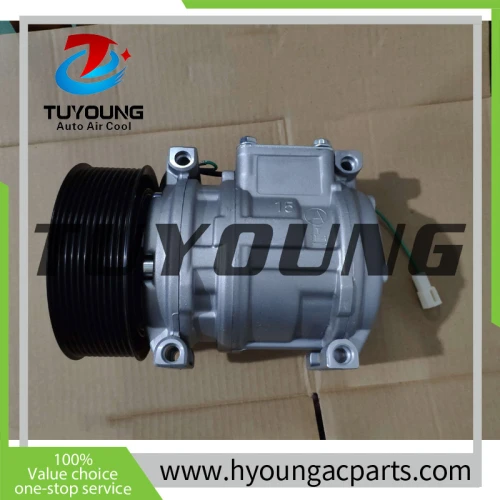 TUYOUNG wholesale 10PA15C Auto ac Compressor for Mercedes benz Trucks Actros 24V 11pk 130mm 447200-0014