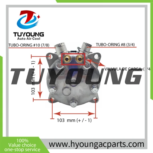China factory direct sales and high quality Auto AC Compressor for Sanden ac compressors 5H14N 12V 10pk 123mm