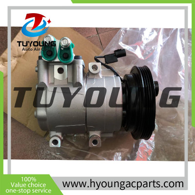 TUYOUNG hot selling Auto air conditioner ac Compressor fit Hyundai Getz HS-15 97701-1C250 F500-KP1CA-04 F500-KP1CA-06