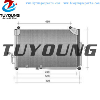 Factory Direct Auto A/C Radiator Daewoo Matiz GM core size 458 X 294 X 16 mm oe# 96314763