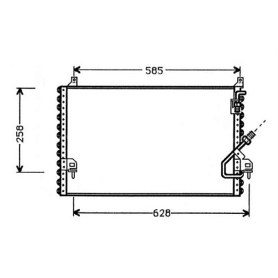 out of stock Auto A/C Radiator MERCEDES-BENZ C-CLASS W202/190 W201 2.0D 1983-1993 OEM#2018301270 2018301270 2018302770 A2018302770
