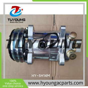Made in china brand new 5h14 Auto air conditioner Compressor 12v 2pk 132mm