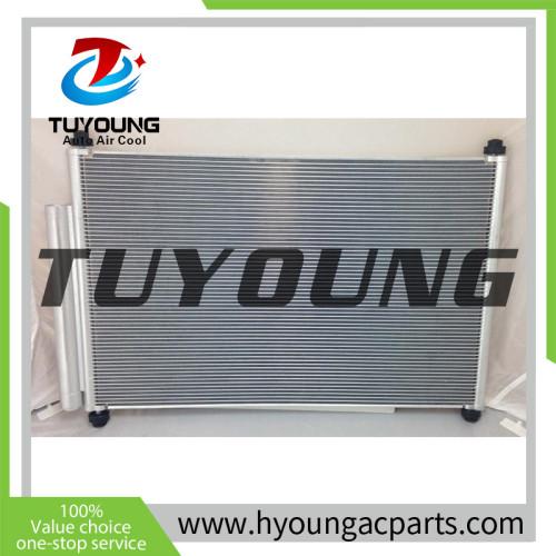 China superior quality aluminum auto AC condenser for Pontiac Vibe Scion tC Toyota Corolla/Matrix L4 1.8 2.4L 2009-2019 8845012280 CN 3755PFC