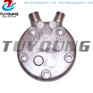 factory direct and high quality SANDEN (FL) Vertical ORing auto air conditioning compressor rear head